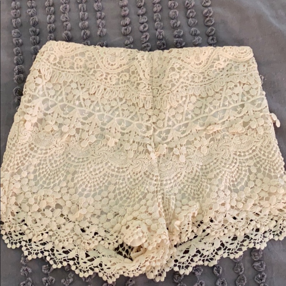 cute lace shorts